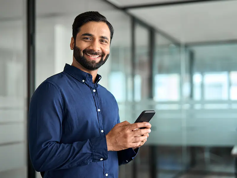 man on phone 